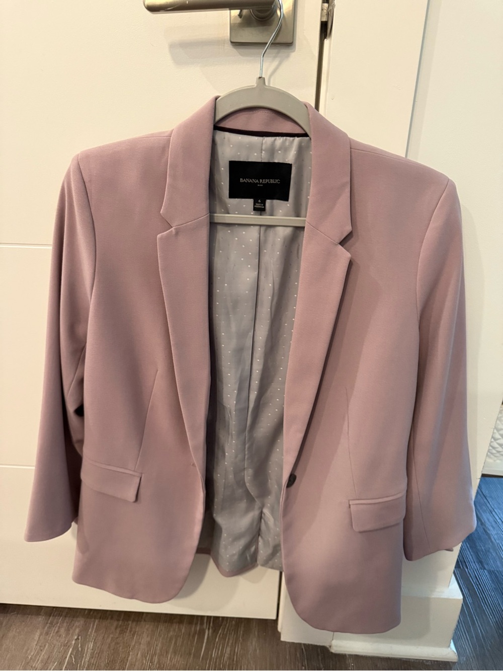Banana Republic Light Lavender/Mauve Blazer